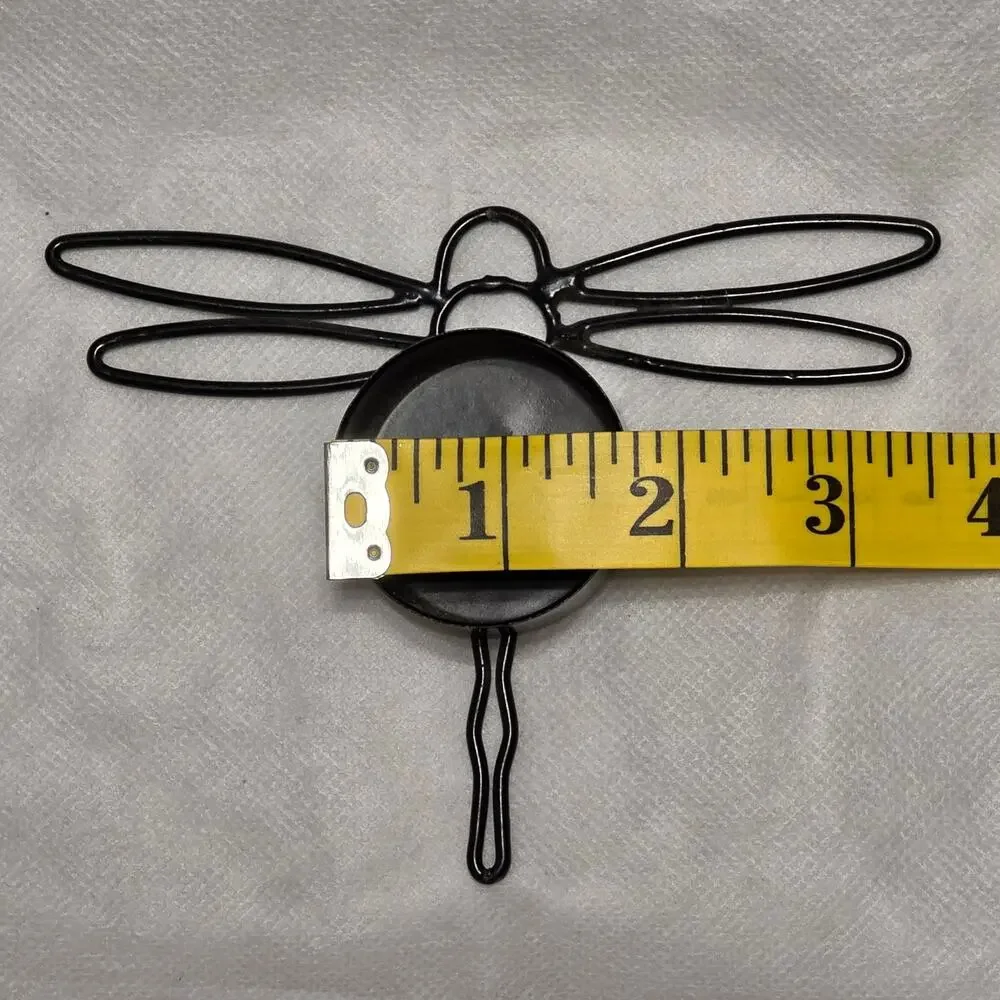 Pier 1 Vintage Black Wire Garden Tealight LED Votive Candle Holders - Set of 6